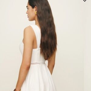 Reformation Luisa Romper Ivory - Size 8